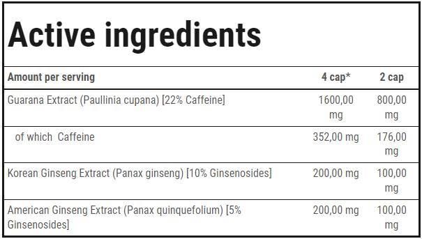 Énergie à base de plantes - 90 capsules
