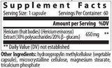 Hericium 650 mg | Mane de Lion - 60 capsules