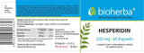 Hesperidin 320 mg - 60 capsules