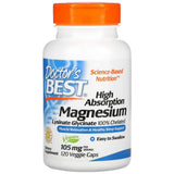 Absorption élevée 100% chélé de glycinate de magnésium 105 mg - 120 capsules