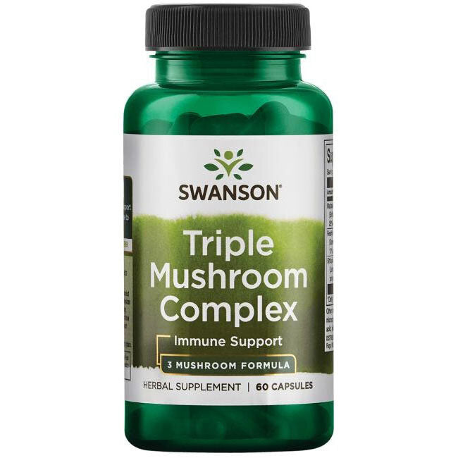 Complexe standardisé à triple champignon à haute puissance - 60 capsules
