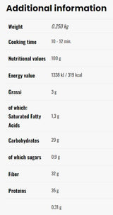 Haute protéine 35% - Réduction de glucides | Tagliolini - 200 grammes