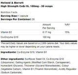 COQ à haute résistance-10 100 mg - 30 capsules