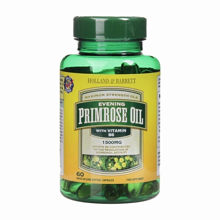 Pressé à froid à haute résistance | Huile de prime de soirée 1500 mg - 60 capsules