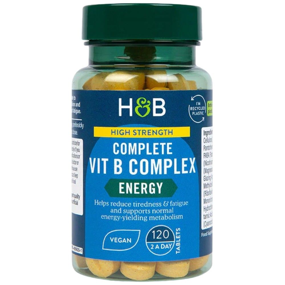 Haute résistance | Complexe Vit B complet - 120 comprimés