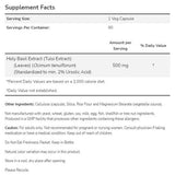 Extrait de basilic sacré 500 mg - 90 capsules