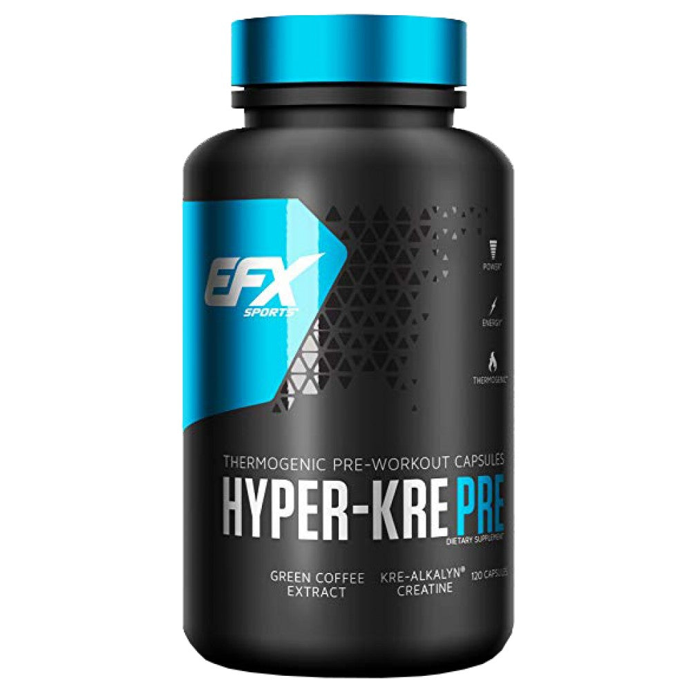 Hyper kre-alcalyn pré/avec de la caféine - 120 capsules