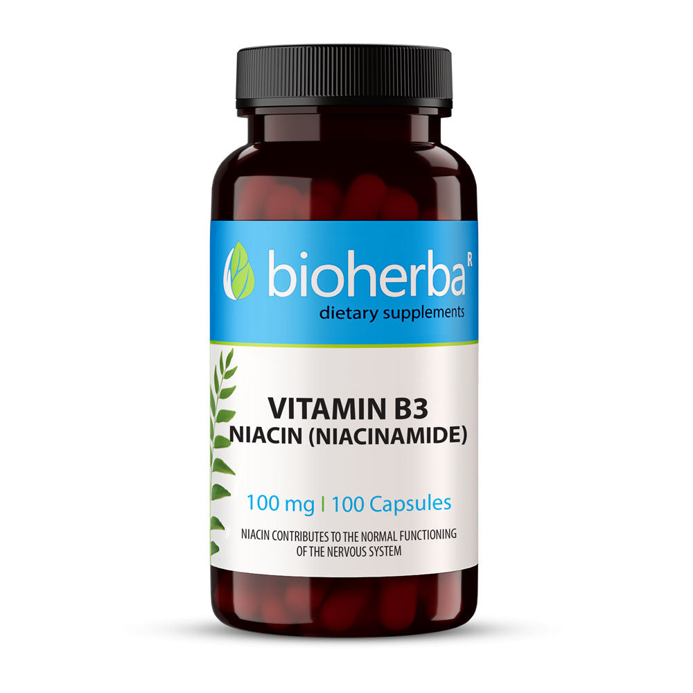 Vitamine B3 | Niacine 100 mg - 100 capsules