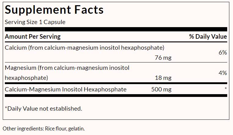 IP-6 INOSITOL Hexaphosphate - 240 capsules