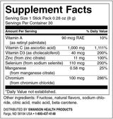 Aide à l'immunité avec C Plus Vitamine D et Zinc | Flavour d'agrumes 30 packs