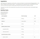 Fiche d'immunité | Vitamine C et D avec les sureau et acérique 100 ml
