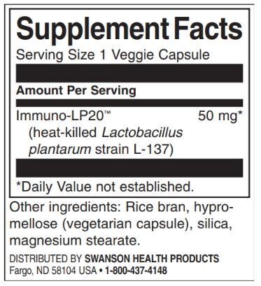 Immunobiotique immuno-lp20 50 mg - 30 capsules