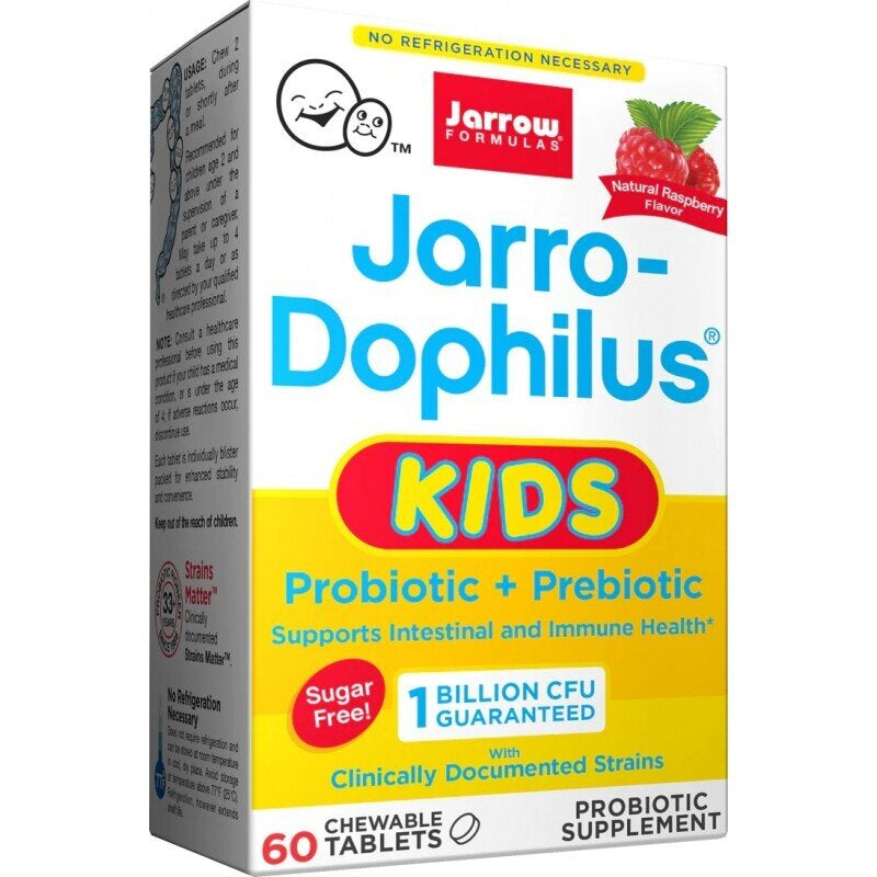 Jarro-Dophilus Kids 1 milliard - Probiotique pour les enfants 60 comprimés à croquer