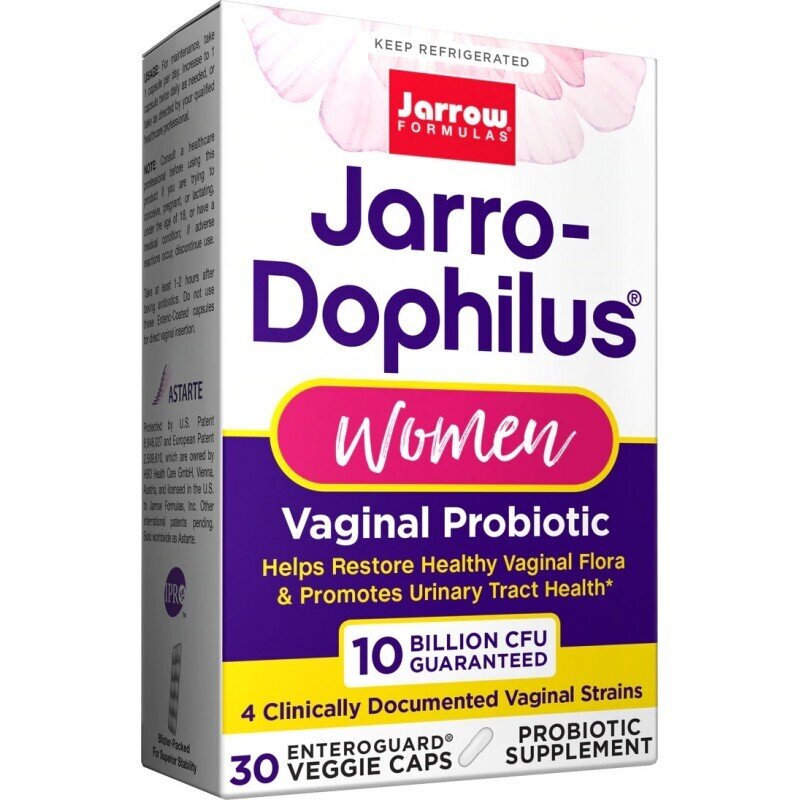Jarro-dophilus femmes 10 milliards - probiotique pour les femmes - 30 capsules