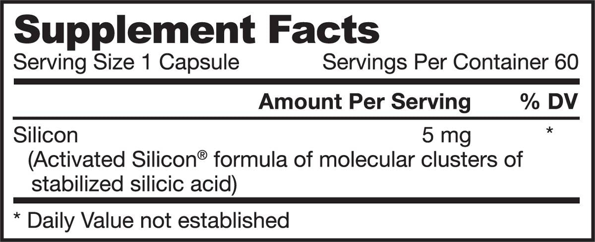 Jarrosil® (silicone) 5 mg 60 capsules