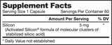 Jarrosil® (silicone) 5 mg 60 capsules