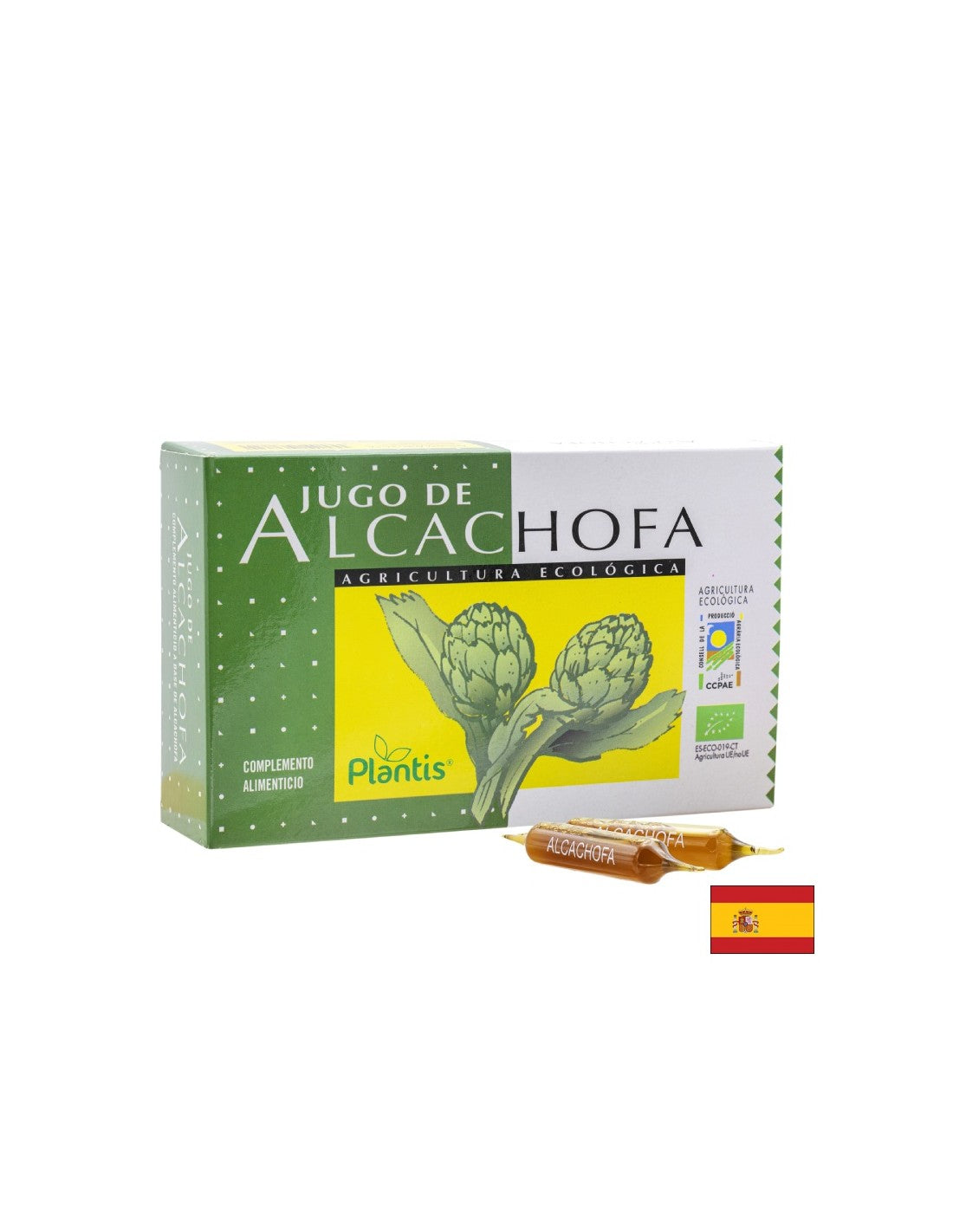 Jugo De Alcachofa/ Artichaut (jus)/ Foie et bile, 20 ampoules à boire Arte<tc>san</tc>je