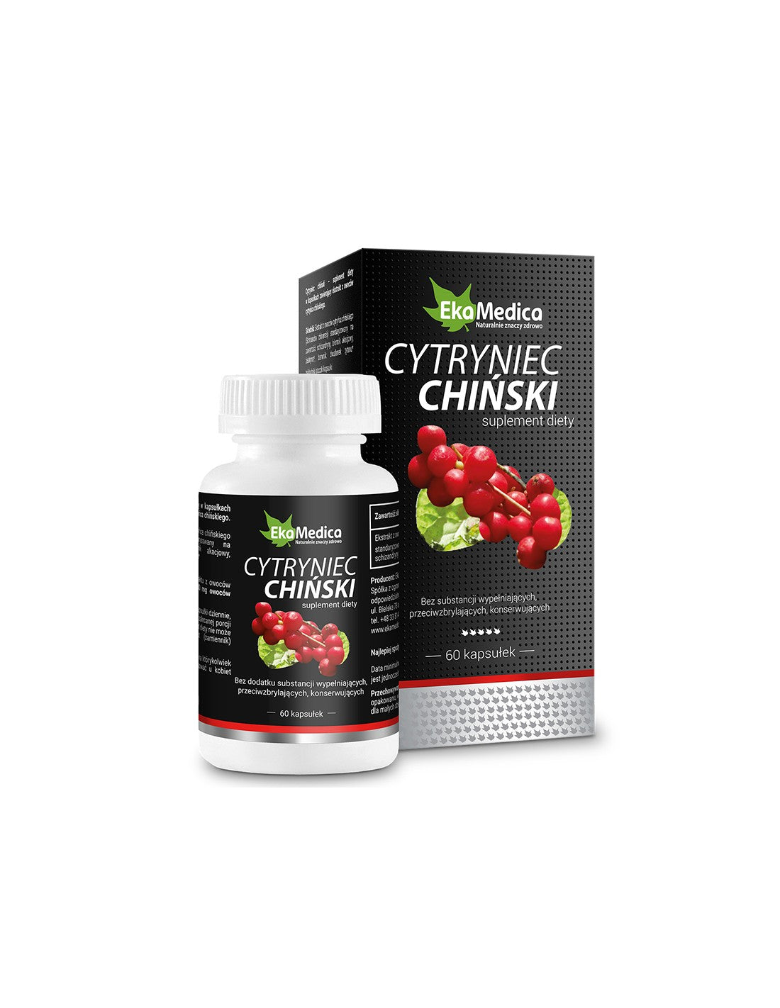 Fonction cardiovasculaire et cognitive - Schizandra (citronnelle chinoise), 60 capsules ekamedica