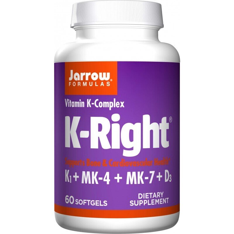 K-droite - Complexe de vitamine K - Vitamine K - 60 softgels