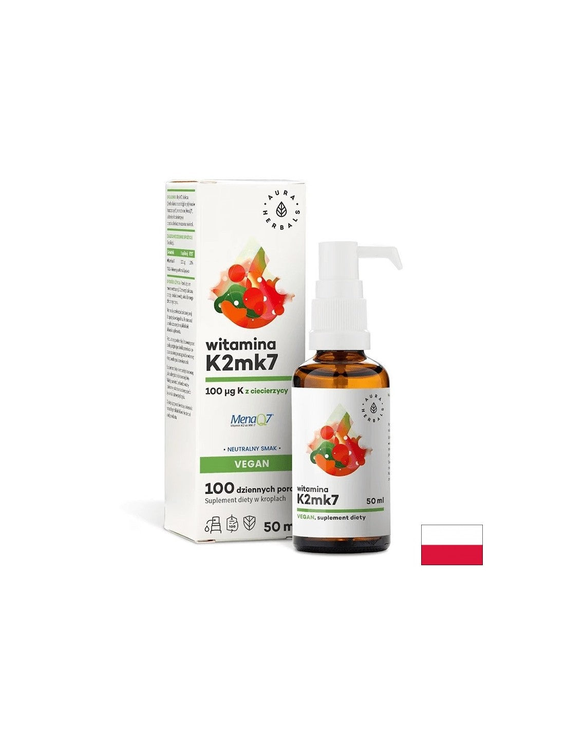 Os et articulations - vitamine K2 (formule végétalienne), 50 ml de gouttes