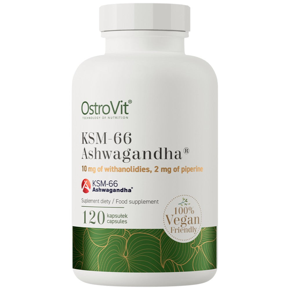 KSM-66 Ashwagandha® 200 mg/capsules Vege/Vege 120