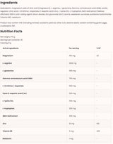 Gardez le sommeil | Formule de sommeil complète 270 grammes