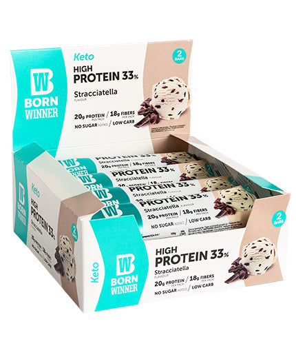 Keto 33% à haute barre protéique - 12 x 60 grammes