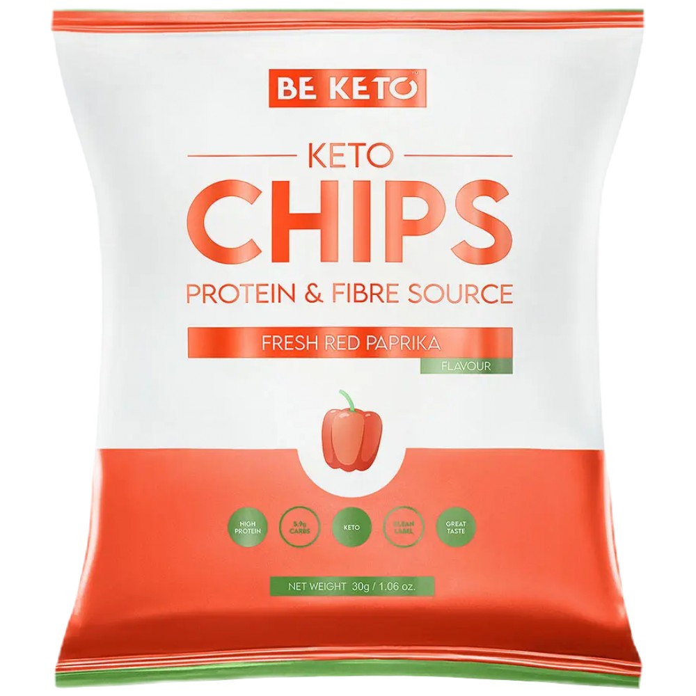 Chips Keto | Paprika rouge frais - 30 grammes