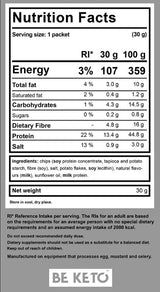 Chips Keto | Fromage suisse et oignon français - 30 grammes