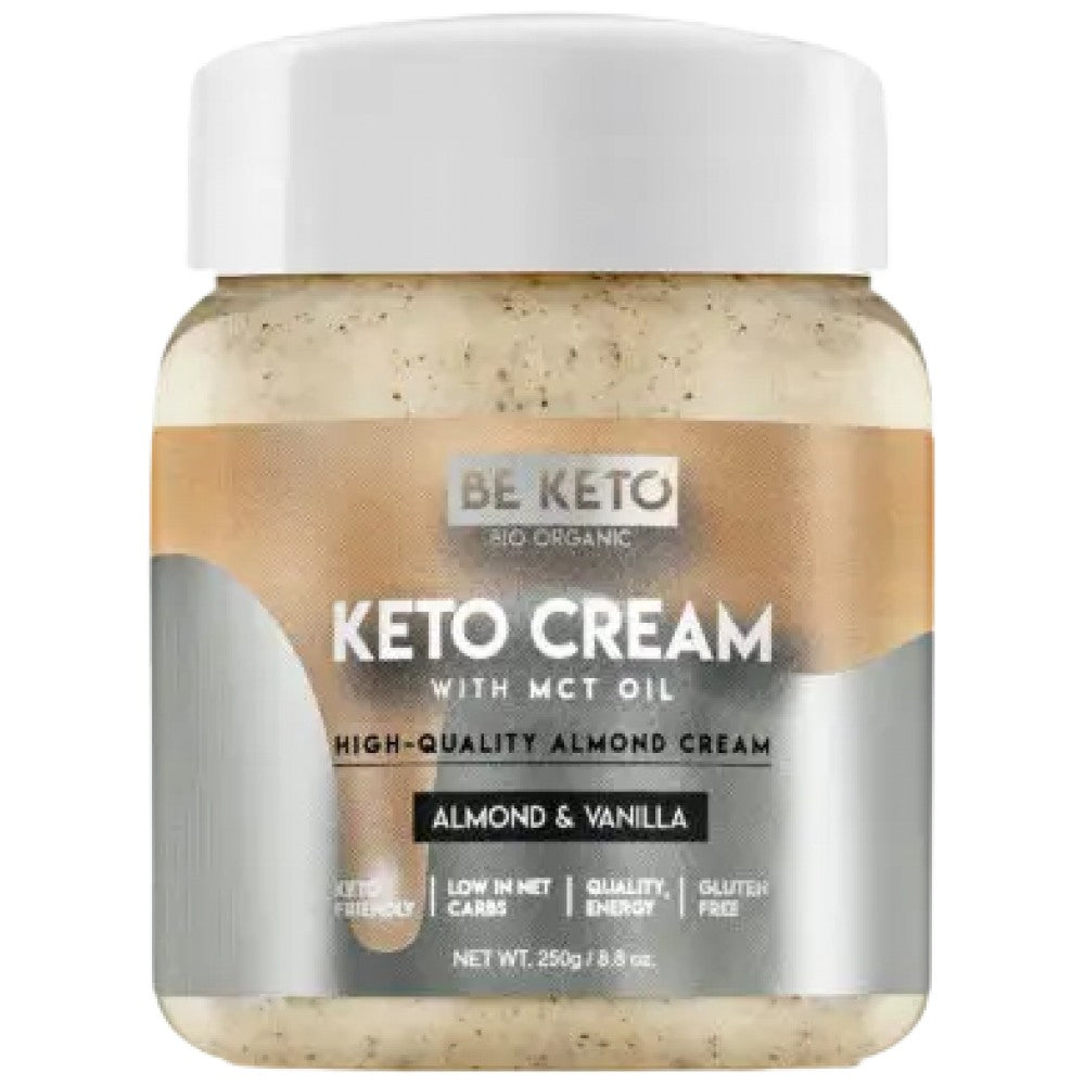 Crème céto | Amond & Vanilla + MCT - 250 grammes
