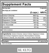 Capsules de ketolytes | Formule d'électrolyte Keto - 90 capsules
