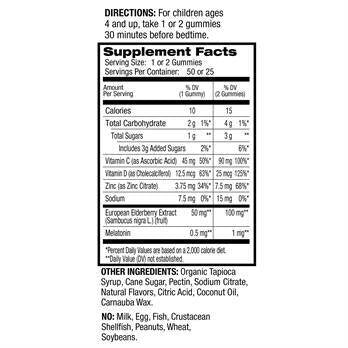 Les enfants dorment + Immune Health 50 Gummies
