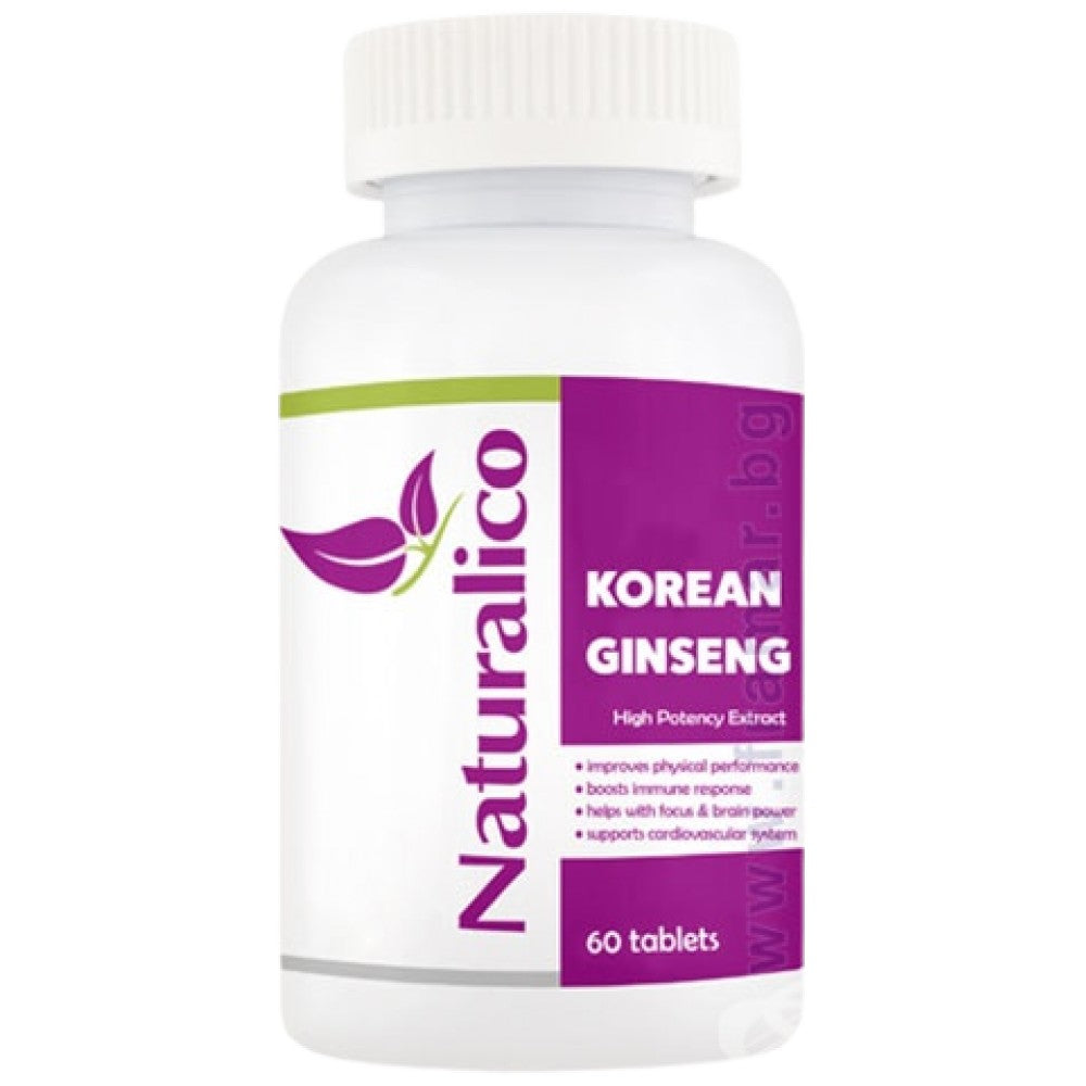 Ginseng coréen 1300 mg - 60 comprimés