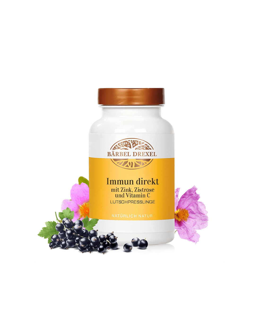 Mal de gorge et toux - Zinc, ciste, vitamine C et L-histidine, 360 pastilles <tc>Bärbel Drexel</tc>
