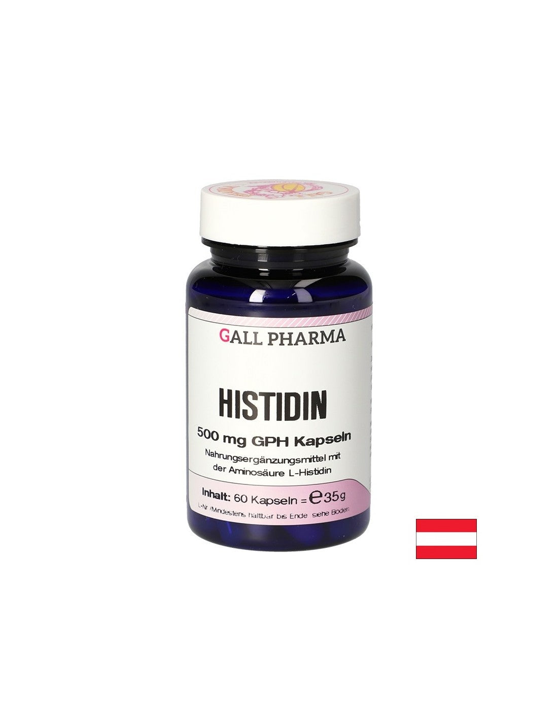 Immunité - L-Histidine, 500 mg x 60 capsules