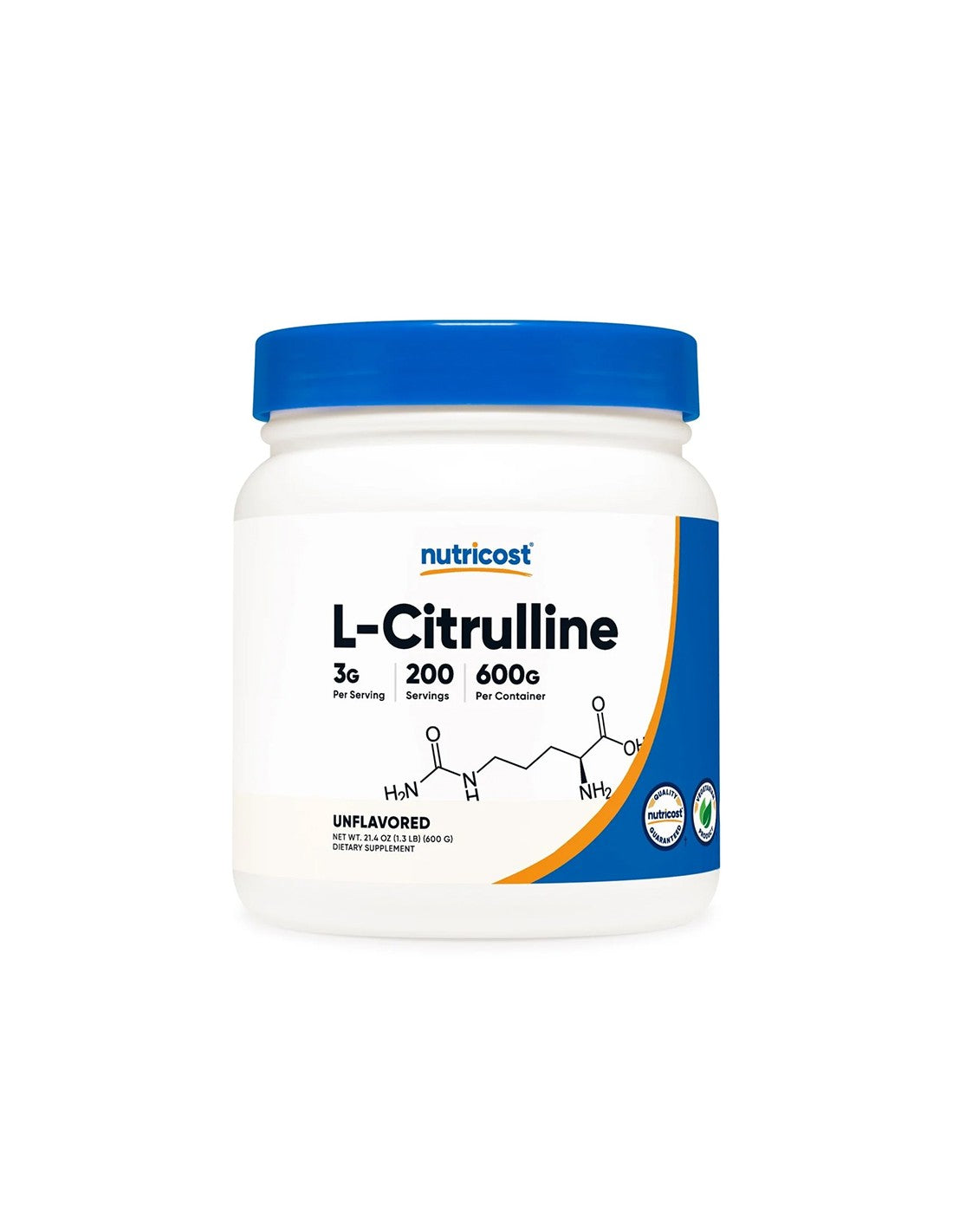 Force musculaire et santé cardiaque - L-Citrulline, 600 g de poudre