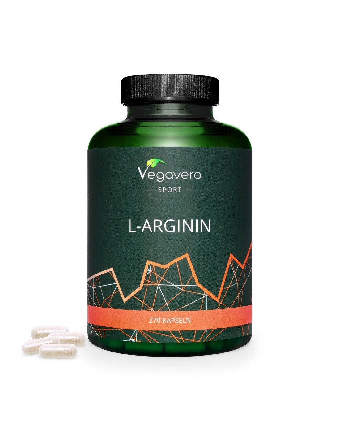 L-Arginine, 270 gélules, 100 % végétalien <tc>Vegavero</tc>