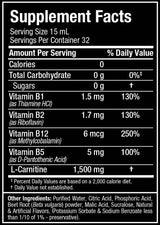 L-Carnitine 1500 Liquide - 480 ml