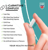 Complexe L-Carnitine /L-Tartrate/ /150 gélules, 75 doses/ <tc>Nutravita</tc>