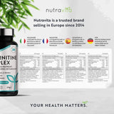 Complexe L-Carnitine /L-Tartrate/ /150 gélules, 75 doses/ <tc>Nutravita</tc>