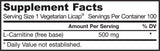 Cap-carnitine Liquide Cap 500 mg - 100 capsules de gel