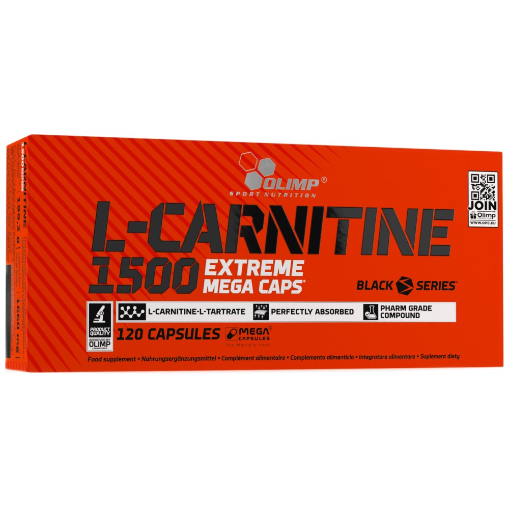 L-Carnitine Xtreme Mega Caps 1500 - 120 Capsules
