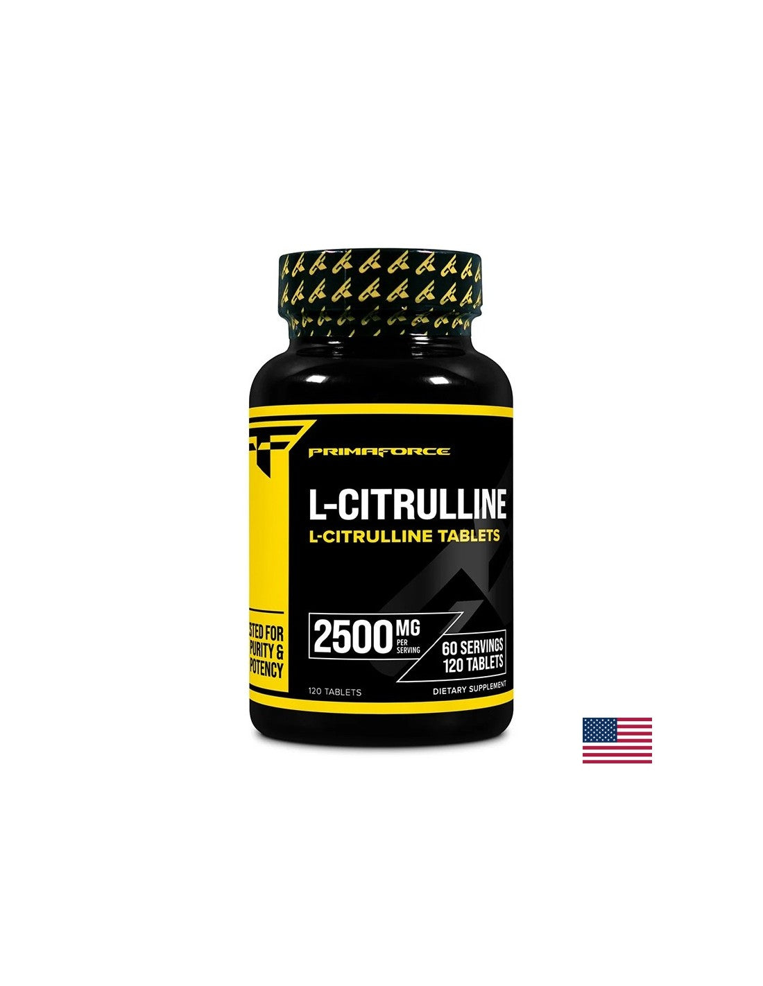 Force musculaire et santé cardiaque - L-Citrulline, 1250 mg x 120 comprimés