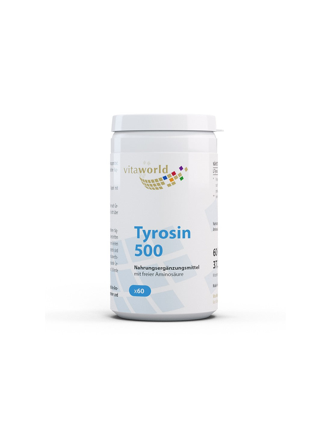 Glande thyroïde - L-tyrosine, 500 mg/60 capsules