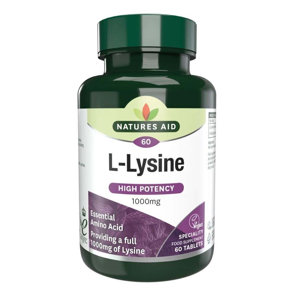 L-lysine 1000mg 60 comprimés natures