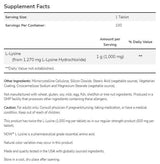 L-lysine 1000 mg - 100 comprimés