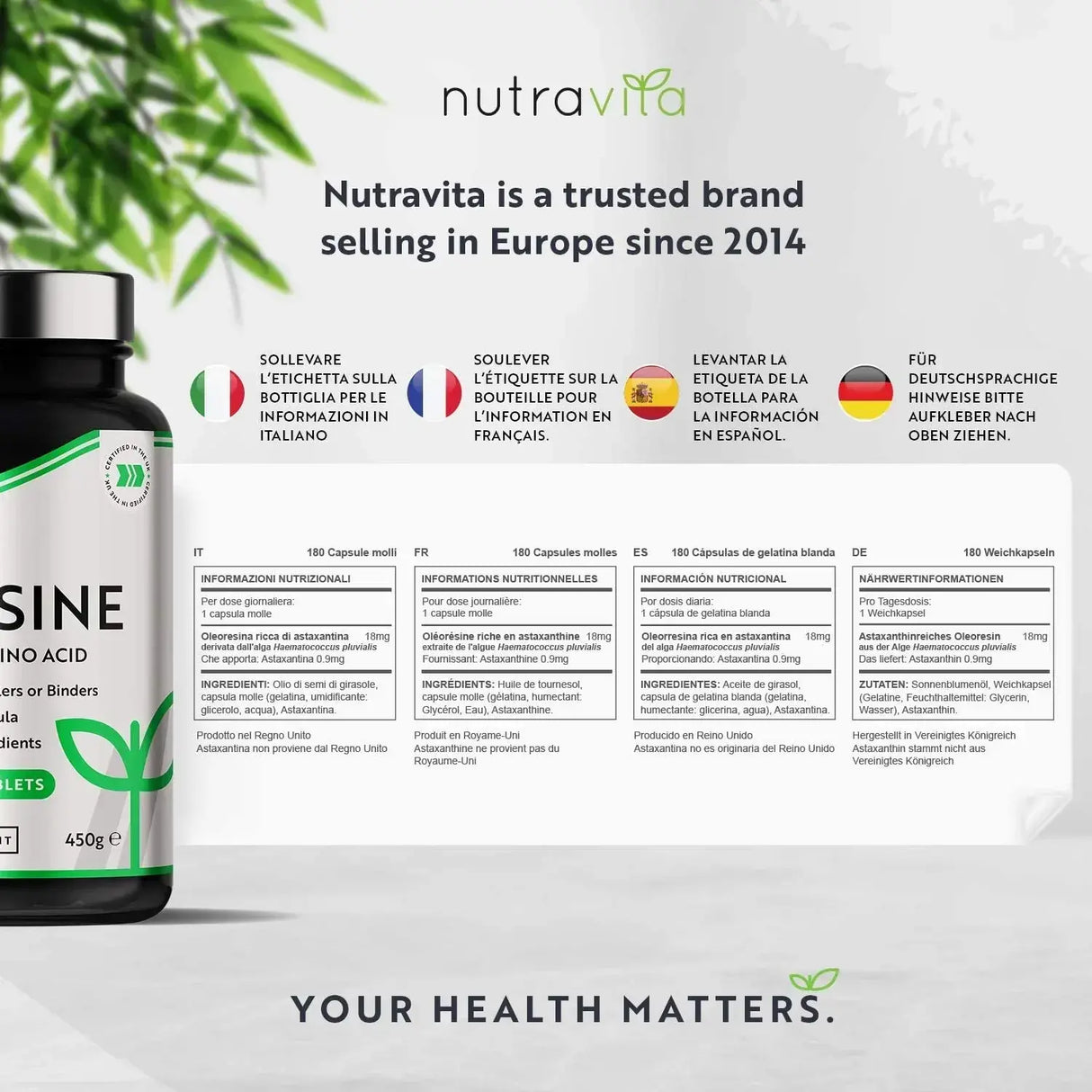 L-lysine 1100mg 240 comprimés végétaliens