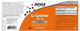 L-lysine 500 mg - 100 capsules