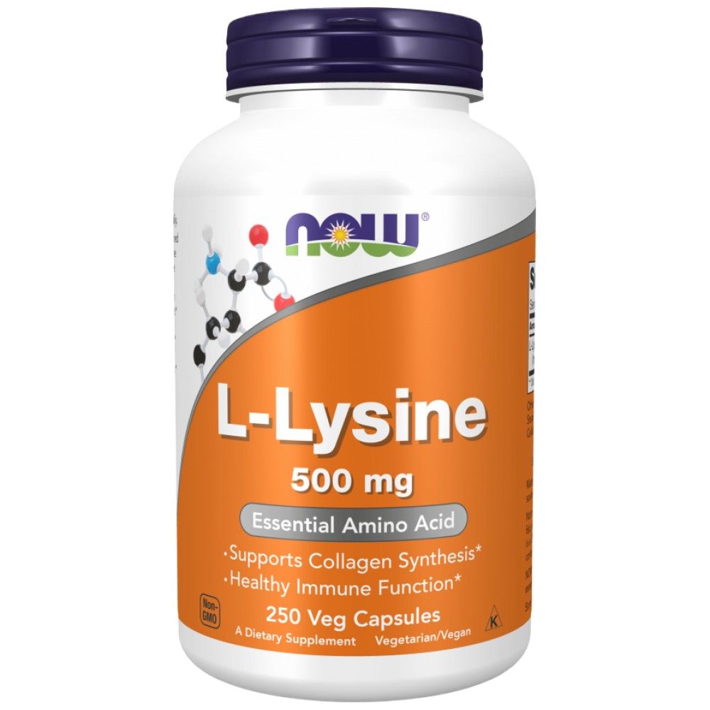 L-lysine 500 mg - 250 capsules