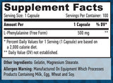 L-phénylalanine 500 mg/100 Caps